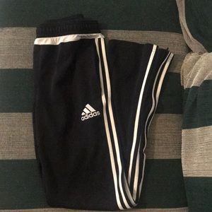Black/White 3 stripe Climacool Adidas Sweatpants